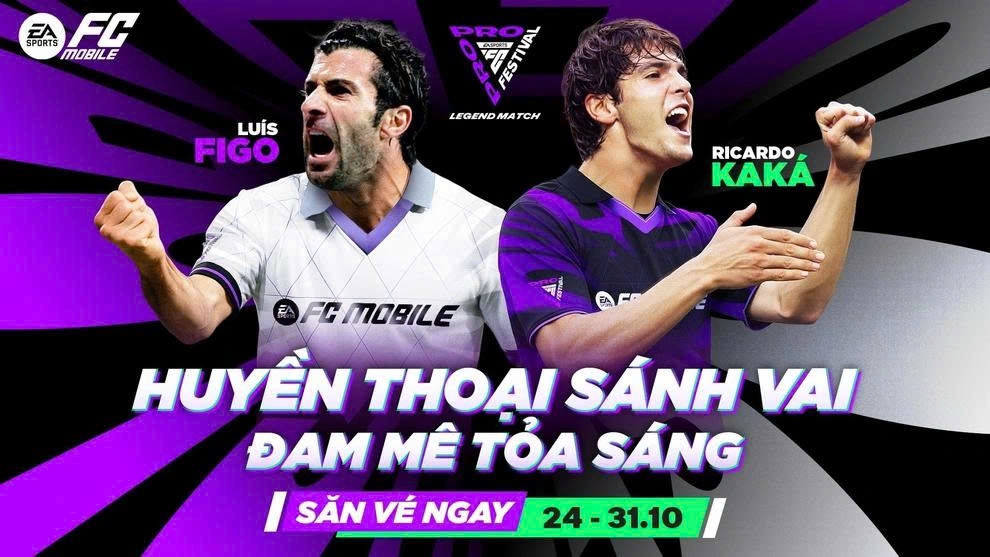 Football legends Kaka, Luis Figo to join FC Pro Festival 2025 in Vietnam